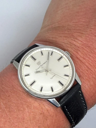 Girard-Perregaux Gyromatic 36mm Stainless Steel Silver Dial Automatic Late 1960s / Early 1970s