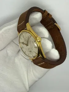 Omega Ranchero 36mm Steel / Gold-Capped Honeycomb Dial PK 2990-1  1958