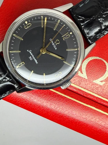 Omega Seamaster 30 Manual Wind 34mm Jumbo Stainless Steel Black Dial 135.003-62-SC 1963