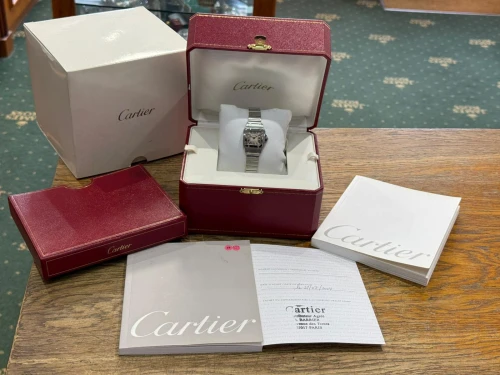 Cartier Santos Galbée Ladies 24x35mm Stainless Steel 1565 2004