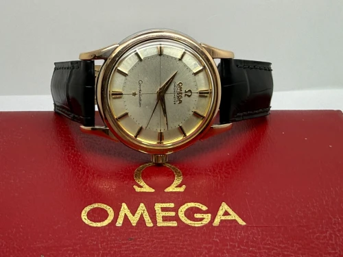 Omega Constellation Automatic Chronometer 34mm Stainless Steel & Rose Gold Capped Pie Pan Dial 14381 11 SC 1961