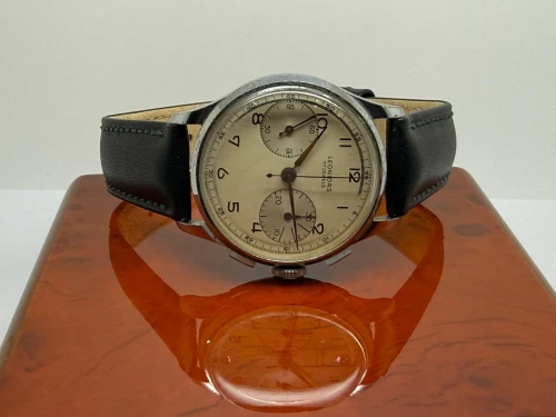 Leonidas Vintage Chronograph 35mm Ivory Dial Landeron Calibre 248 Late 1940s–Early 1950s