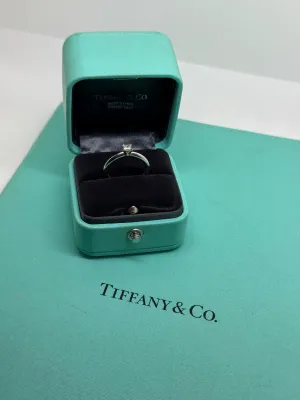 Tiffany & Co Princess Cut Diamond Ring in Platinum 0.20ct