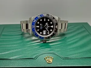 Rolex GMT-Master II 40mm Stainless Steel ‘Batman’ Blue & Black Bezel Oyster Bracelet 126710BLNR 2021