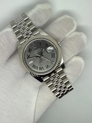 Rolex Datejust Wimbledon 41mm Stainless Steel & 18ct White Gold Jubilee 126334 2026