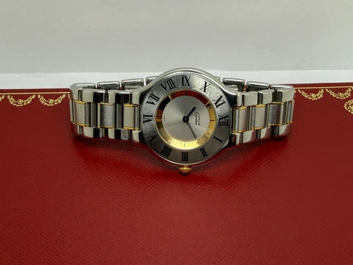 Cartier Must de Cartier 21 31mm Steel & Gold 1330 Early 2000s