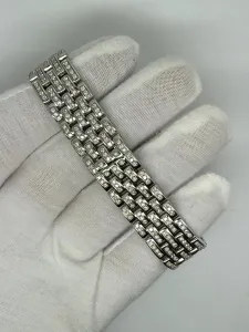 Cartier Panthère Medium 27mm Stainless Steel Diamond Set Silver Dial WSPN007 2025