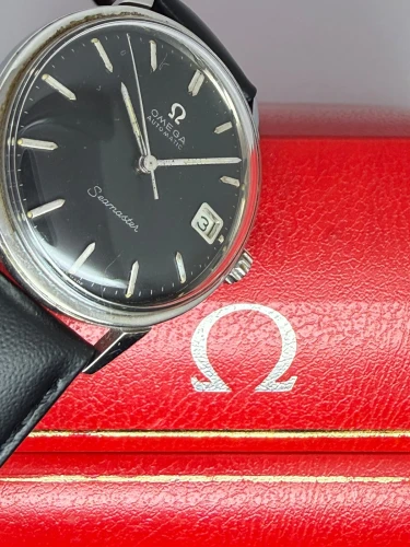 Omega Seamaster Automatic 34mm Stainless Steel Black Dial 166.002 1966