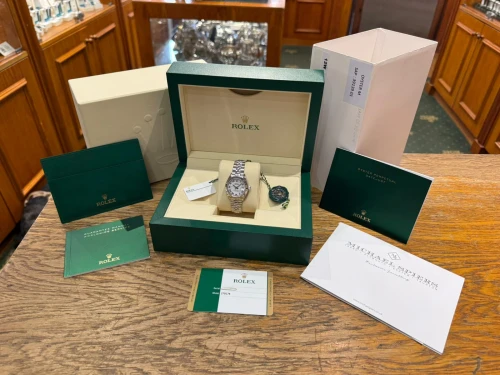 Rolex Ladies Datejust 28mm Stainless Steel & 18ct White Gold White Roman Dial 279174 2018