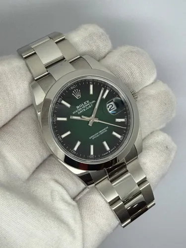 Rolex Datejust 41 Green Ombré Dial 41mm Oystersteel 126300 2026