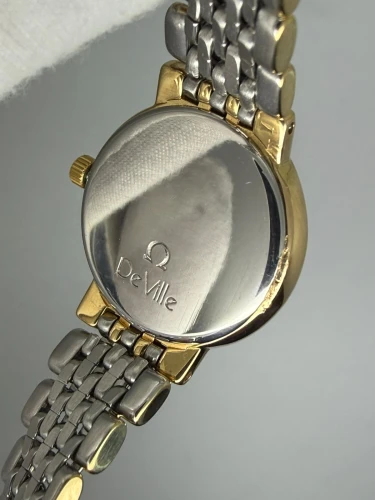 Omega Seamaster Ladies Quartz 22mm Steel & Gold Plated White Roman Dial DL 7950.897 1989