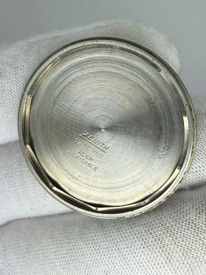 Zenith Manual Wind 36mm Stainless Steel Silver Dial Patina 077.A.994 1960s