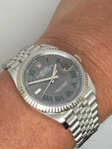 Rolex Datejust Wimbledon 36mm Stainless Steel & 18ct White Gold Jubilee 126234 2022