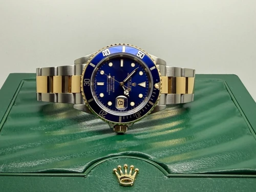 Rolex Submariner Date Bluesy 40mm Steel & 18ct Yellow Gold 16613 2006