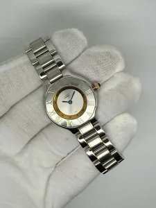 Cartier Must de Cartier 21 28mm Stainless Steel & Gold 1340 1990s