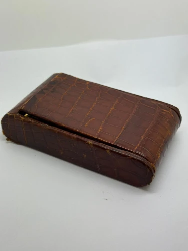 Jaeger-LeCoultre for Hermès Ados 8 Jours Travel Desk Clock 8-Day Manual Wind Circa 1950s