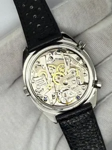 Heuer Carrera Chronograph 39mm Stainless Steel Automatic Reference 1153S – Fully Restored by Classic Heuer – 1970s