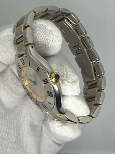Cartier Must de Cartier 21 31mm Steel & Gold 1330 Early 2000s