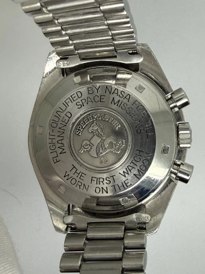 Omega Speedmaster Professional Moonwatch 42mm Stainless Steel Black Dial Chronograph 145.022 1975