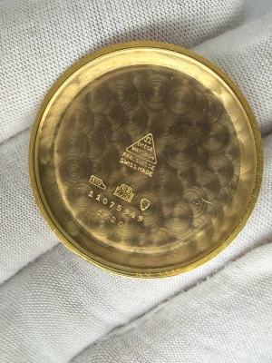 Omega Jumbo Manual Wind 37.5mm 18ct Rose Gold Honeycomb Dial 2620 1947