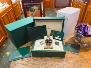 Rolex GMT-Master II 40mm Steel & 18ct Rose Gold ‘Rootbeer’ Brown & Black Bezel 126711CHNR 2025 UNWORN