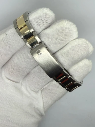 Rolex Oyster Perpetual Date 34mm Gold Mosaic Dial 1501 1970