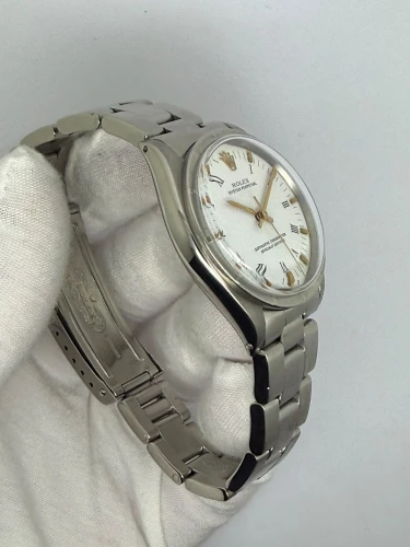 Rolex Oyster Perpetual 34mm Stainless Steel White Dial 1007 1961