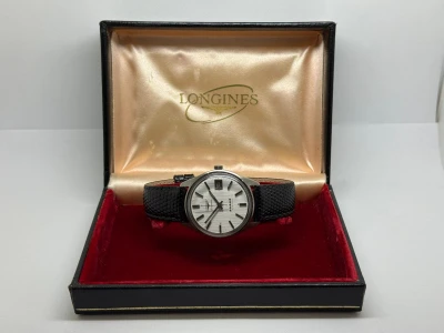 Longines Admiral Automatic 34mm Stainless Steel Silver Linen Dial 8181-1 1967
