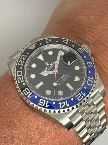 Rolex GMT-Master II Batgirl 40mm Stainless Steel Jubilee Bracelet 126710BLNR 2019