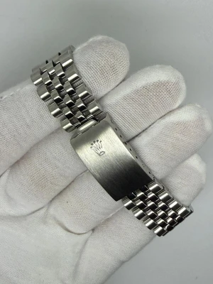 Rolex Oyster Perpetual Datejust 36mm Stainless Steel & 18ct White Gold Fluted Bezel Silver Dial Jubilee Bracelet 1601 1970