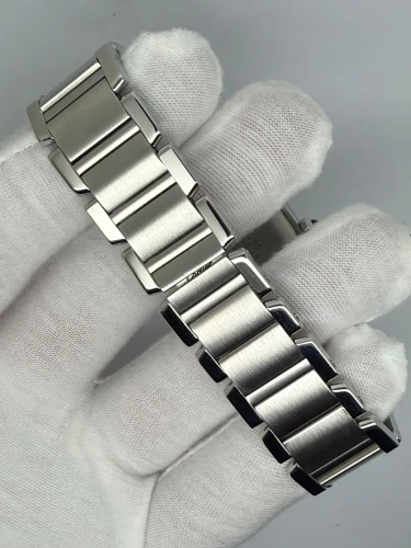 Cartier Tank Française Automatic 28x32mm Stainless Steel Silver Dial 2302 Circa 2000