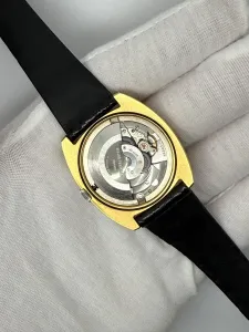 Girard-Perregaux Gyromatic 9000 High-Frequency Chronometer 36×40mm Gold-Capped Case  1960s