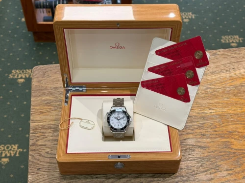 Omega Seamaster Diver 300M 42mm Stainless Steel Polar White Dial 210.30.42.20.04.001 Circa 2020–2022