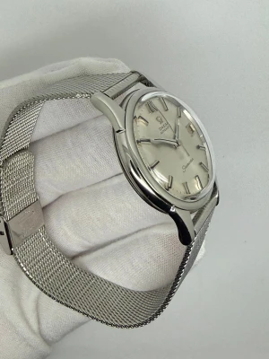 Omega Seamaster Automatic 34mm Stainless Steel Silver Dial Mesh Bracelet 14701-SC-61 1961