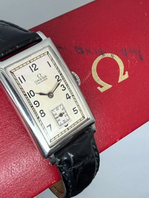 Omega Tank Manual Wind 32x26mm Steel Art Deco Dial 1939