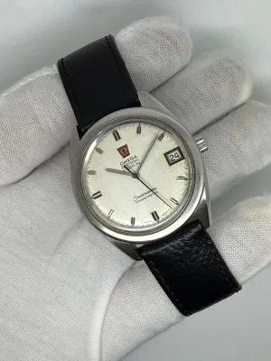 Omega Seamaster f300 Hz Electronic Chronometer 36mm Stainless Steel Silver Dial 198.001 1970