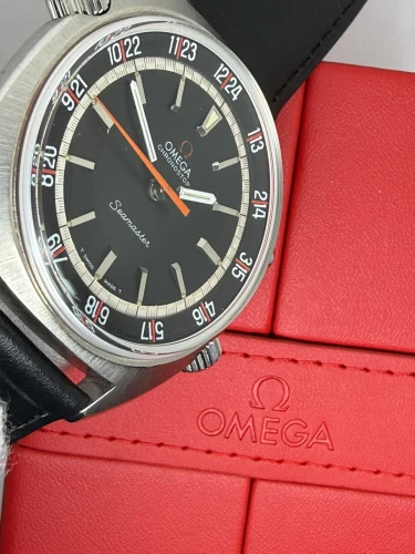 Omega Chronostop Seamaster 41mm Stainless Steel Black Dial 145.008 1969