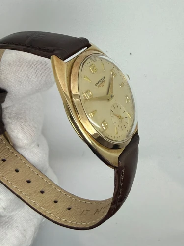 Longines Manual Wind 34mm Solid 9ct Gold Sub Seconds 1958