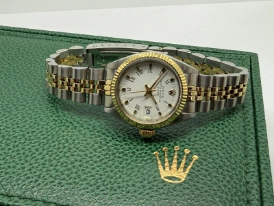 Rolex Oyster Perpetual Datejust Ladies 26mm Stainless Steel & 18ct Yellow Gold Jubilee Bracelet 6917 1979
