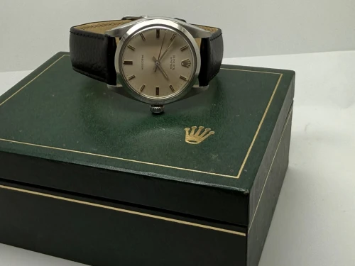 Rolex Oyster Precision 34mm Stainless Steel Silver Sunburst Dial 6426 1972
