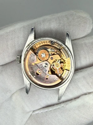 Rolex Tudor Prince Oysterdate 34mm Stainless Steel Honeycomb Dial 7944 1950s