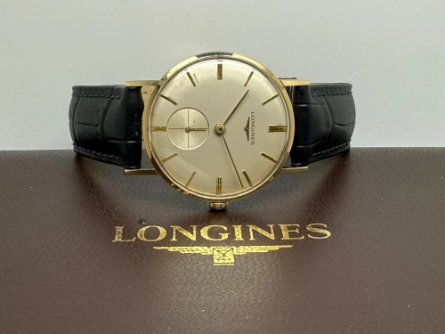 Longines Manual Wind 32mm Solid 9ct Gold Sub Seconds 1965
