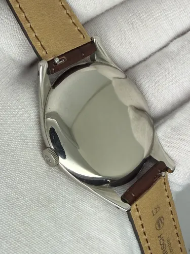 Omega Jumbo Manual Wind Vintage Wristwatch 37mm Stainless Steel Silver Dial 2580/2505 1947