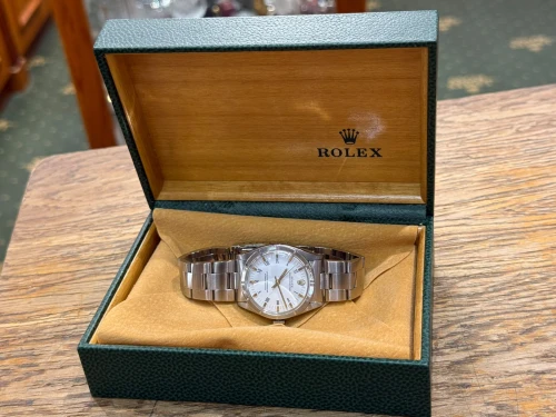 Rolex Oyster Perpetual 34mm Stainless Steel White Dial 1007 1961