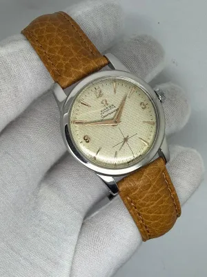 Omega Seamaster Automatic 34mm Stainless Steel Honeycomb Dial 2577 1950