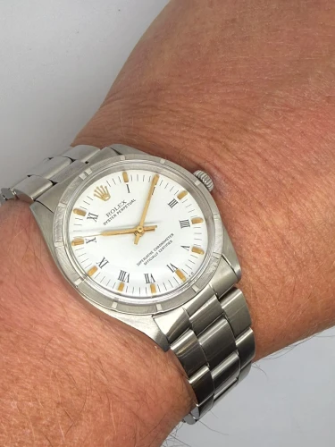 Rolex Oyster Perpetual 34mm Stainless Steel White Dial 1007 1961