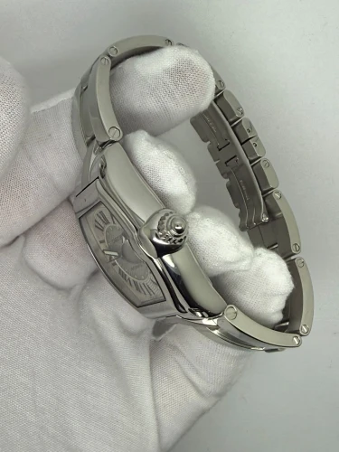 Cartier Roadster 37mm Stainless Steel Silver Roman Dial 2510 Circa 2008
