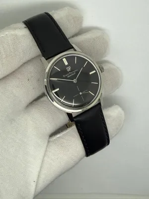 Girard-Perregaux Sea Hawk Manual Wind 34mm Stainless Steel Black Dial 9043B 1960s