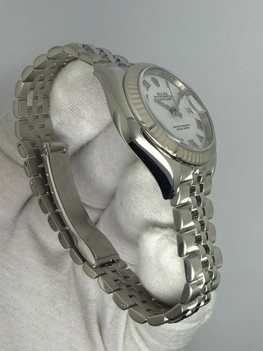 Rolex Ladies Datejust 28mm Stainless Steel & 18ct White Gold White Roman Dial 279174 2018
