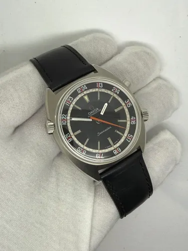 Omega Chronostop Seamaster 41mm Stainless Steel Black Dial 145.008 1969